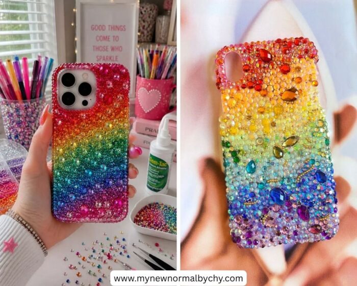 Rainbow-Gem-Phone-Case-25-Bedazzled-Phone-Case-Ideas