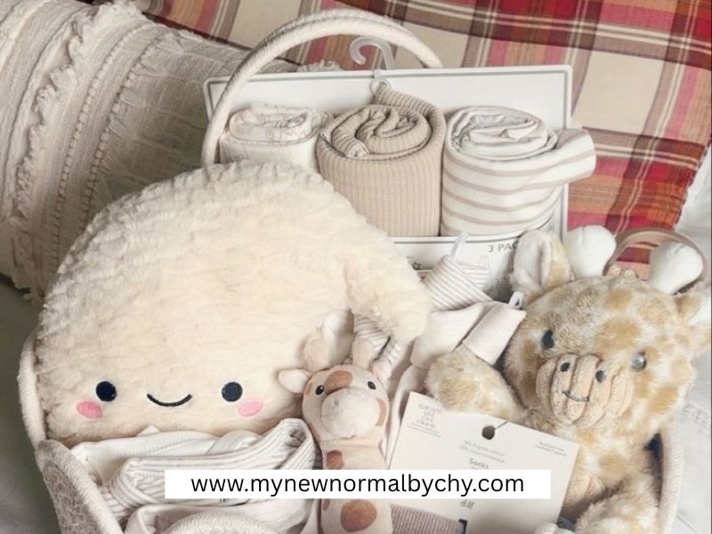Cozy-Baby-Basket-Baby-Shower-Gift-Basket-Ideas-for-a-New-Mom-and-Baby