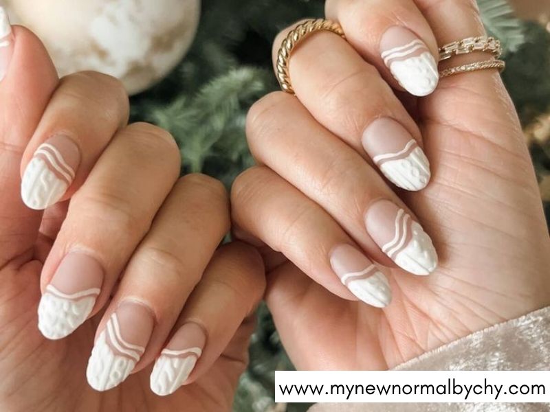 Cozy-Sweater-Nail-Art-Designs-for-Fall
