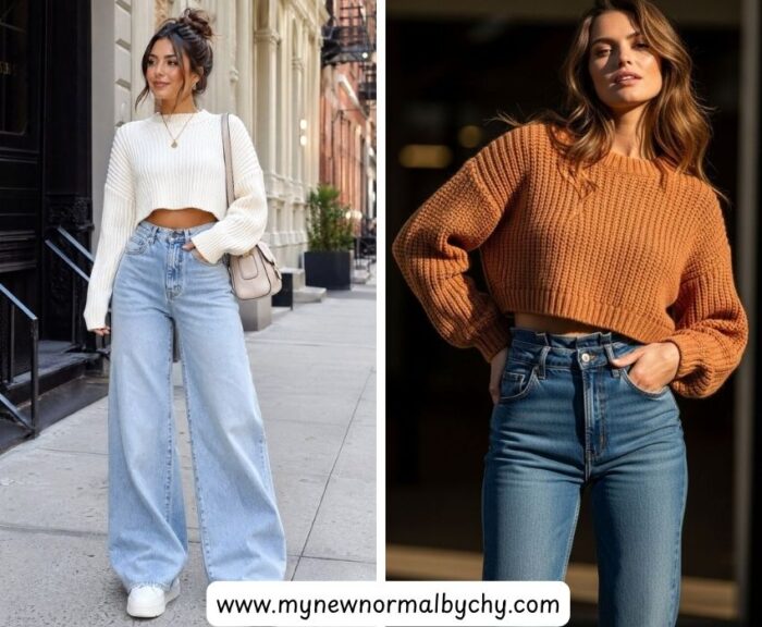 Cropped-sweater-with-jeans