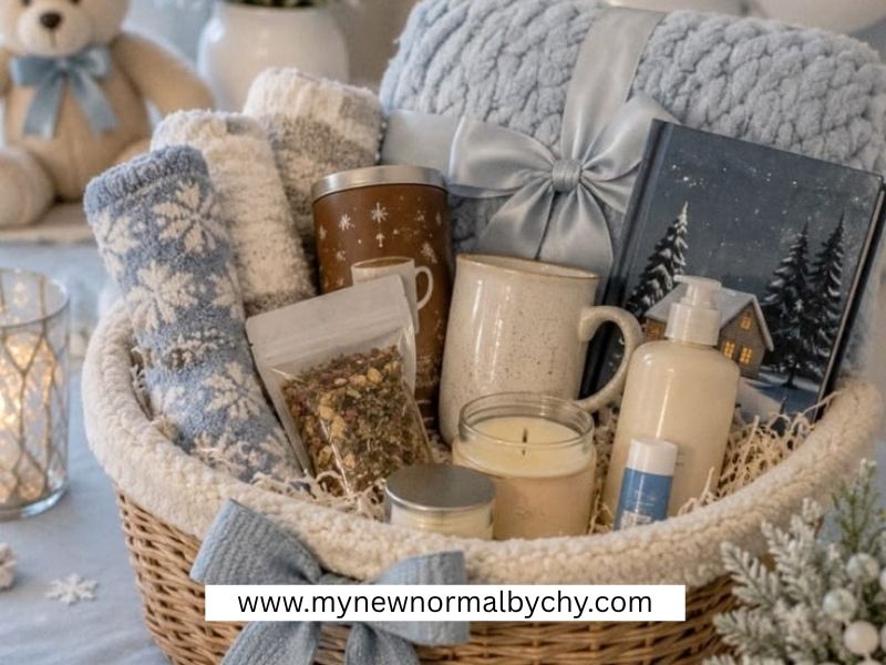 First-Christmas-Baby-Shower-Gift-Basket-Ideas-for-a-New-Mom-and-Baby