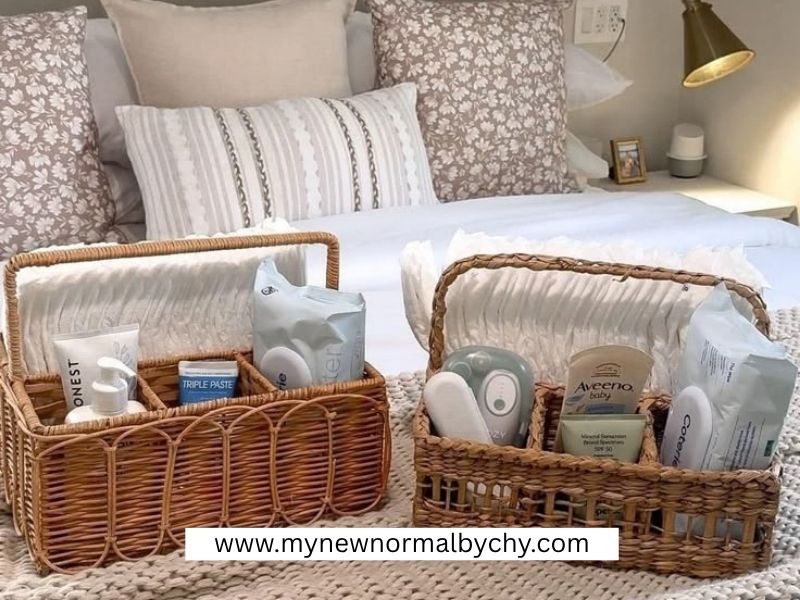 Practical-Baby-Basket-Baby-Shower-Gift-Basket-Ideas-for-a-New-Mom-and-Baby