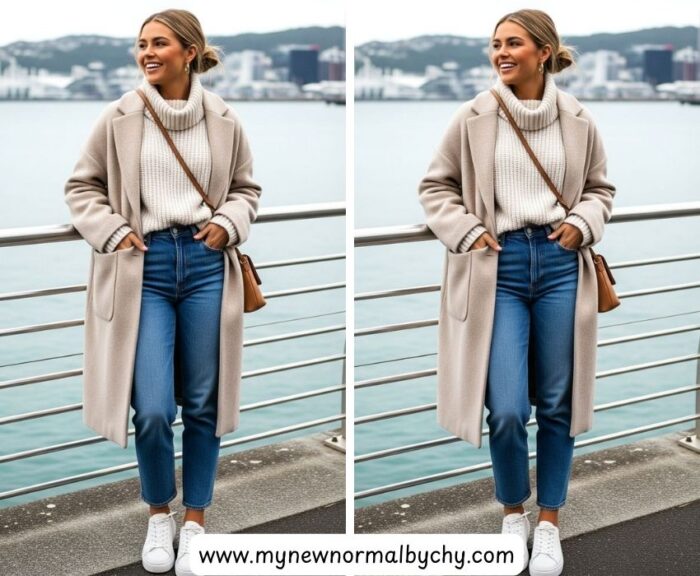 Turtle-neck-sweater-with-mom-jeans