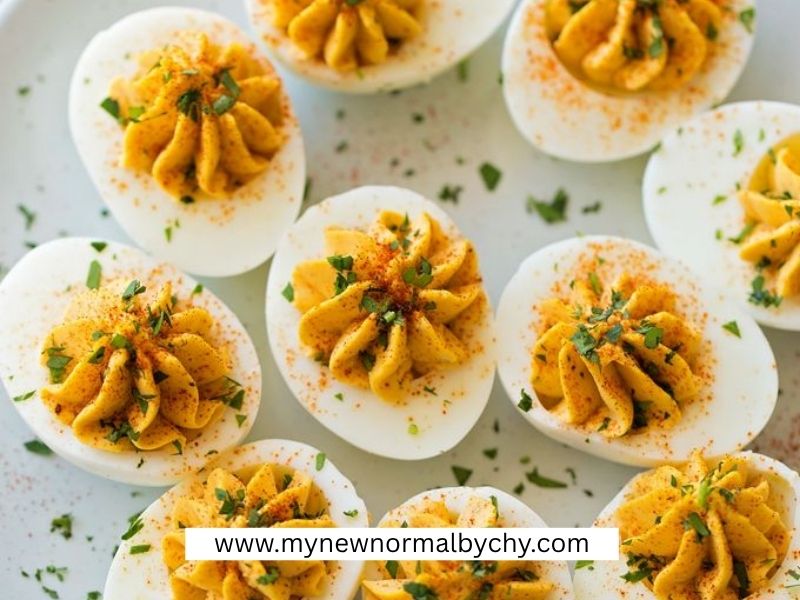 Devilled-Eggs-Simple-New-Year's-Eve-Party-Food-and-Drink-Ideas