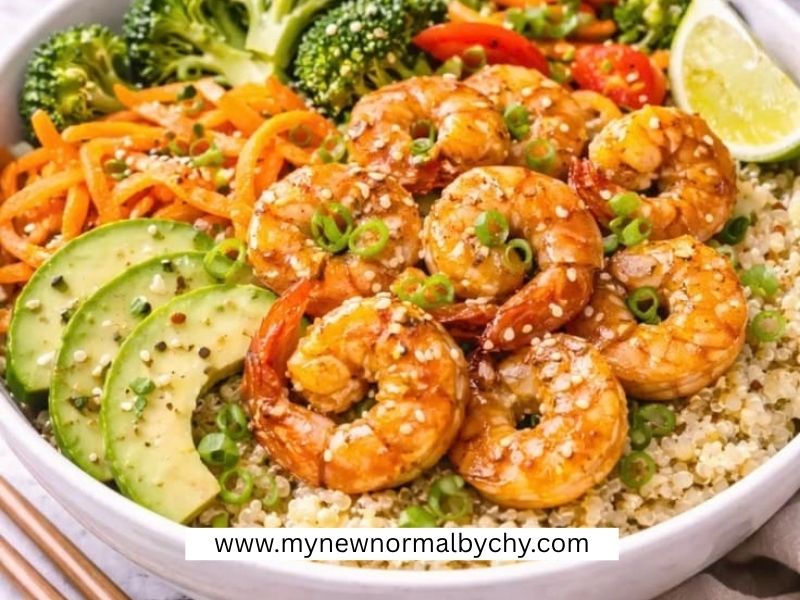 Power-Bowl-High-Protein-Quinoa-and-Shrimp-Dinner-Ideas