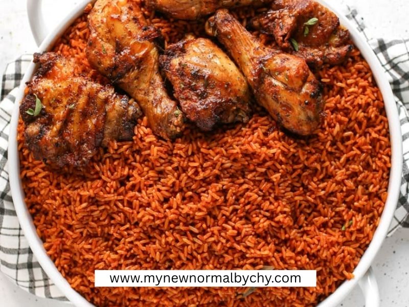 Party-Jollof-Rice-Simple-New-Year's-Eve-Party-Food-and-Drink-Ideas