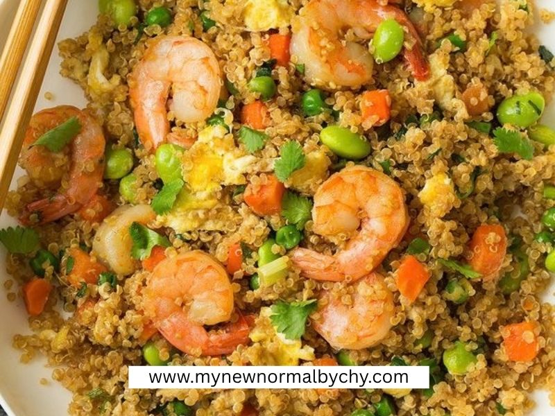 Shrimp-Quinoa-Fried-Rice-Style-Bowl
