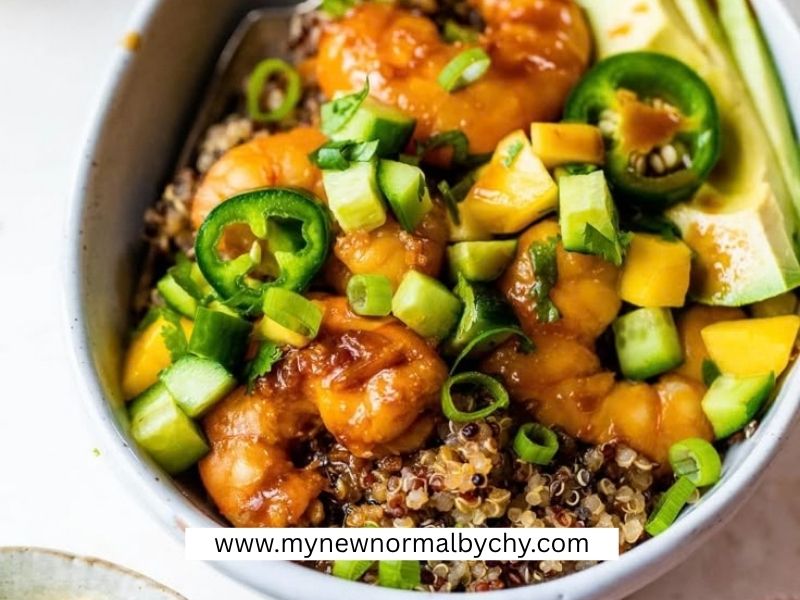 Teriyaki-Shrimp-Quinoa-Bowl